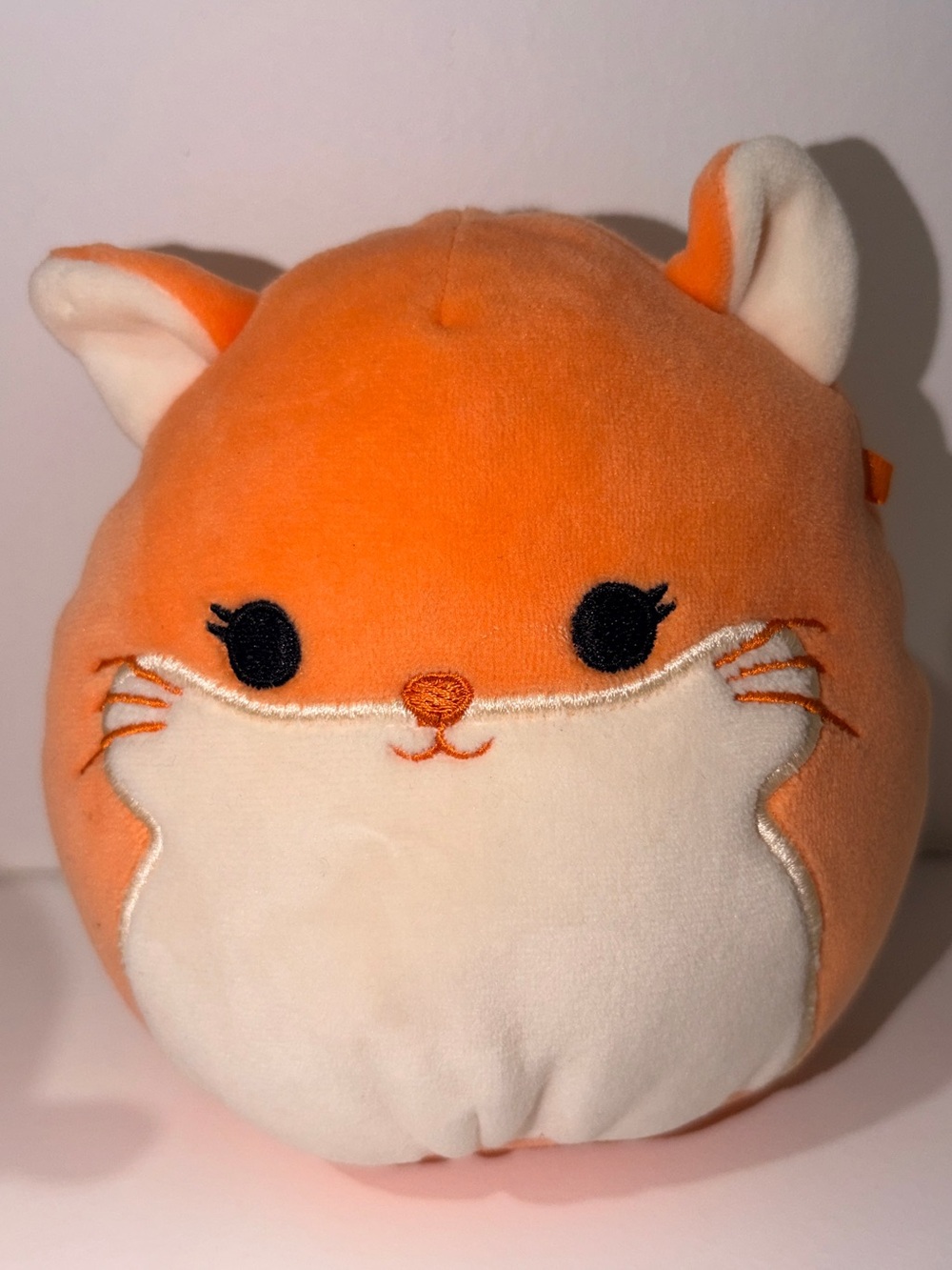 Squishmallows Erica Peach Chinchilla Plush Super Cute 5" Like New